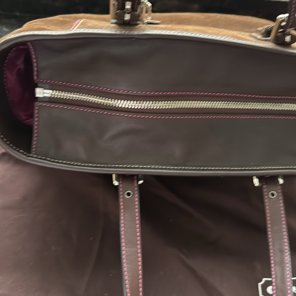 COACH Suede tote bag - Picture 4 of 5